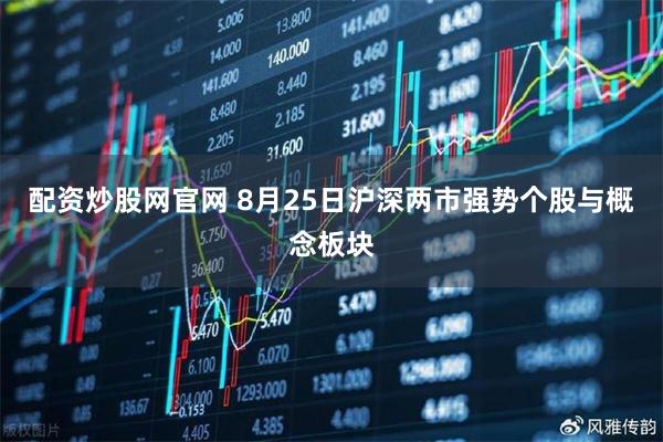 配资炒股网官网 8月25日沪深两市强势个股与概念板块